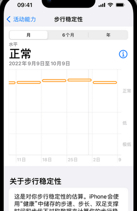 华南热作学院iPhone手机维修如何在iPhone开启'步行稳定性通知'