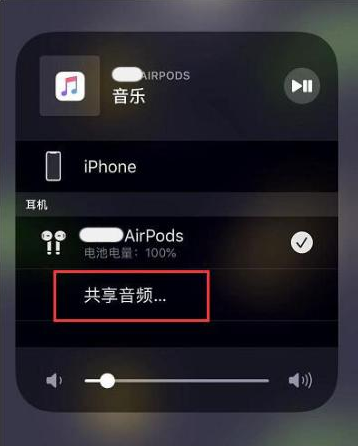 华南热作学院苹果14音频维修点分享iPhone14音频共享设置方法 