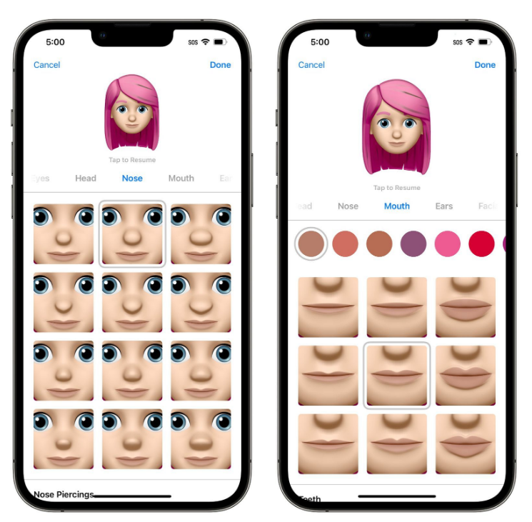 华南热作学院苹果手机维修分享​iOS 16中的拟我表情有了哪些变化和升级 